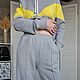 Костюм женский  Комбо светло-серый/желтый. Спортивные костюмы. JOIN WEAR. Ярмарка Мастеров.  Фото №6