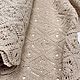 Ажурное макраме Ulla Johnson расшитое бисером. Цвет бежевый. Ткани. Mariteks  Итальянские  ткани. Ярмарка Мастеров.  Фото №5