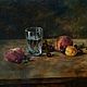  A glass of water. Still life oil, Pictures, Moscow,  Фото №1
