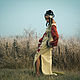 Native Linen Ethnic Dress «Shamanic», Dresses, Moscow,  Фото №1