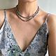 Бусы из гематита и серебра. Чокер из гематита и серебра. Бусы. 4NADYA Jewelry. Интернет-магазин Ярмарка Мастеров.  Фото №2