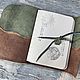 Блокнот Лесной Ведьмы А5 пентаграмма ручной работы зеленый. Блокноты. Iron Arm Leatherworks (Екатерина). Интернет-магазин Ярмарка Мастеров.  Фото №2