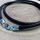NATURAL LEATHER CORD 5 MM THICK. Necklace. belrufina. My Livemaster. Фото №4