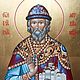 The Holy Prince Yaroslav the Wise. Icons. Peterburgskaya ikona.. Ярмарка Мастеров.  Фото №5