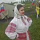Traditional women's shirt with embroidery, People\\\'s shirts, Kemerovo,  Фото №1