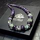 Necklace of amethyst 'Purple Twilight', Necklace, Moscow,  Фото №1