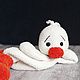  Плюшевый комфортер, игрушка утёнок. Мягкие игрушки. Айгуль Фатхуллина. Ярмарка Мастеров.  Фото №4