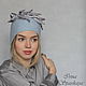 Шляпа войлочная "Хризантема. Принцип очертаний"". Шляпы. Ирина Спасская.. Ярмарка Мастеров.  Фото №5