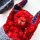 Мишка Тедди из плюша в трусах и шапке | Artist teddy bear. Мишки Тедди. Nadja Lova. Ярмарка Мастеров.  Фото №7