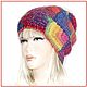 Шапка "Azteca " № 56-1, № 71-2 ( шапка вяз, шапка жен. Шапки. Ирина(shvilinka.knit). Ярмарка Мастеров.  Фото №5