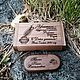 Wooden flash drive with engraving in a box, usb, Flash drives, Barnaul,  Фото №1