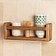 Order Bathroom shelf, 30 cm/Free delivery by agreement. Foxwoodrus. Livemaster. . Shelves Фото №3