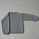  children's gray jumper with crow. Sweaters and jumpers. 4 children-baby. My Livemaster. Фото №5