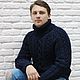 Свитер мужской "Удачный". Свитеры мужские. Елена Velena. Ярмарка Мастеров.  Фото №6