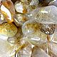 Quartz with rutile (extra galtovka)Brazil, state of Mato Grosso (Diamantina ). Cabochons. Stones of the World. My Livemaster. Фото №5