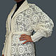Coat knitted 'White tale', Coats, Moscow,  Фото №1