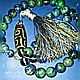 Sacred rosary with brush from anormality with Dzi bead 40 beads. Rosary. Nelli- nsk (nelli-nsk). Online shopping on My Livemaster.  Фото №2