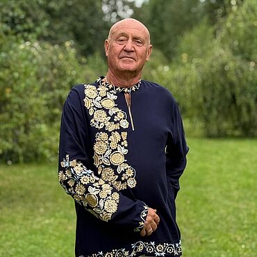 Мужская одежда ручной работы. Ярмарка Мастеров - ручная работа Рубаха славянская Царь ночи. Handmade.