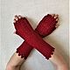 Митенки крючком красные. Митенки ажурные красные. Митенки. Multi Color Crochet (voronkova-olga). Ярмарка Мастеров.  Фото №6