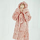 Rabbit fur jacket for kids in pink, Childrens outerwears, Moscow,  Фото №1