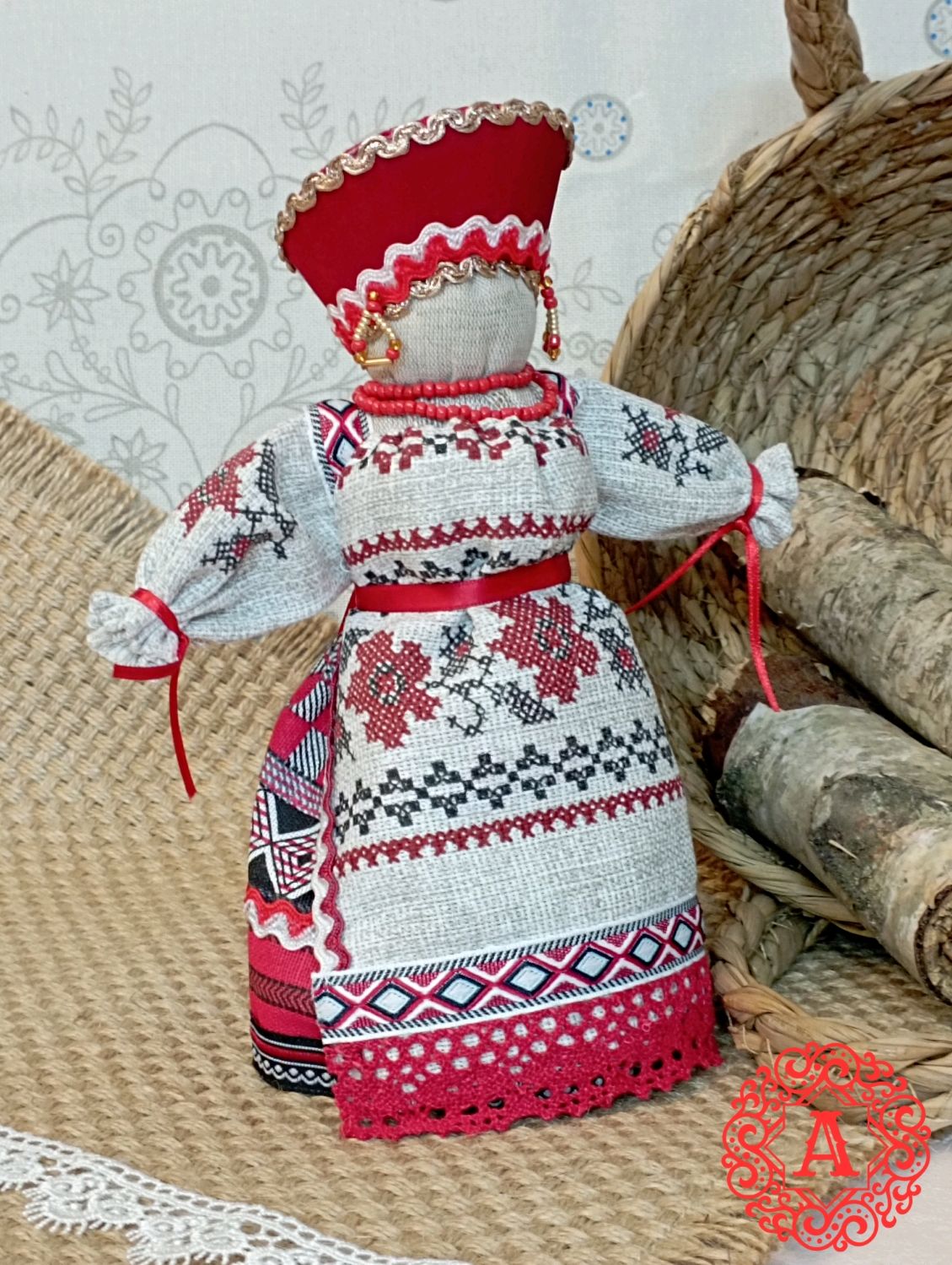 Русская тряпичная кукла Молодуха – купить онлайн на Ярмарке Мастеров ...