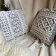 Подушка макраме. Подушки. Макраме,boho_with_love Настя.. Интернет-магазин Ярмарка Мастеров.  Фото №2