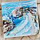 Two oil paintings with the sea on canvas. Pictures. Annet Loginova. Online shopping on My Livemaster.  Фото №2