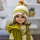 Clothes for Paola Reina dolls. Olive-yellow set with hood. Clothes for dolls. DeSouris (desouris). Online shopping on My Livemaster.  Фото №2