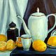Картина маслом. Лимоны, Картины, Жуковский,  Фото №1
