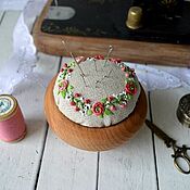 Материалы для творчества handmade. Livemaster - original item Embroidered Needle box.. Handmade.