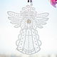 Angel with candles for happiness pendant 10pcs, Pendants for pots, Moscow,  Фото №1