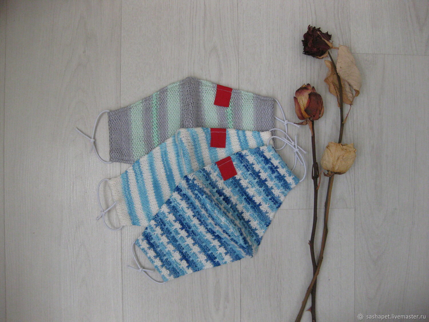 Тёплая маска вязаная маска защитная маска из хлопка маски теплые в ...