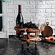 Wine table made of Siberian cedar VN4, Trays, Novokuznetsk,  Фото №1