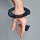 Red unusual bracelet made of wood, Hard bracelet, Saratov,  Фото №1
