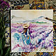 Purple Provence - painting watercolor, Pictures, Moscow,  Фото №1