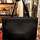 Заказать Винтаж: Сумка-тоут из черной кожи со змеиным принтом Salvatore Ferragamo. Chic bags. Ярмарка Мастеров. . Сумки винтажные Фото №3