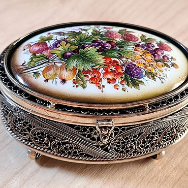 Шкатулки ручной работы. Ярмарка Мастеров - ручная работа Шкатулка " Вкус лета". Handmade.