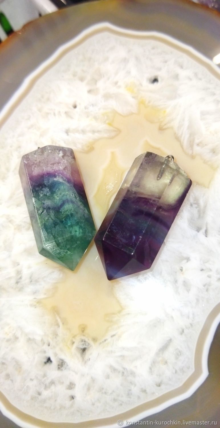 ФЛЮОРИТ/Кристалл/Маятник/Подвеска/Образец природного камня в интернет ...