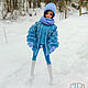 Copy of Copy of Copy of Blue Knitted Dress for Smart Doll, Dollfie Dream, 1/3 BJD. Clothes for dolls. ToyFairyTale. Ярмарка Мастеров.  Фото №5