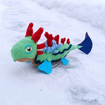 Куклы и игрушки ручной работы. Ярмарка Мастеров - ручная работа Дракон Коралл (Dragon Mania Legends). Handmade.