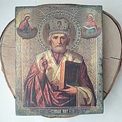 Картины и панно handmade. Livemaster - original item The Icon Of St. Nicholas.. Handmade.