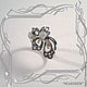 Ring LEAF 925 sterling silver with cubic Zirconia. Rings. MaksimJewelryStudio. Online shopping on My Livemaster.  Фото №2