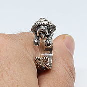 Украшения handmade. Livemaster - original item Copy of Chow Chow Silver Ring, Sterling Silver Rings Of Dog Breeds. Handmade.