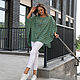 Striped blouse free size green, Blouses, Novosibirsk,  Фото №1