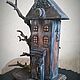 Деревянный "Домик с часами" серия "Старый город". Домики. Driftwood из сарая (tmsava). Интернет-магазин Ярмарка Мастеров.  Фото №2