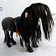 Figure horse frieze, black horse. Figurines. LaSSSka.hm. Online shopping on My Livemaster.  Фото №2