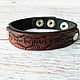 A thin bracelet with engraving and embossing My life began with you, Cuff bracelet, Ulyanovsk,  Фото №1