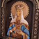 Икона Святая равноапостольная царица Елена. Иконы. Asf-wood. Ярмарка Мастеров.  Фото №4