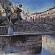 Pastel painting of St. Petersburg (griffins bridge blue gray city). Pictures. Pastelena. Online shopping on My Livemaster.  Фото №2