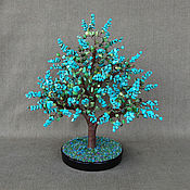 Цветы и флористика handmade. Livemaster - original item Lilac blooming from turquoise and jade. Handmade.